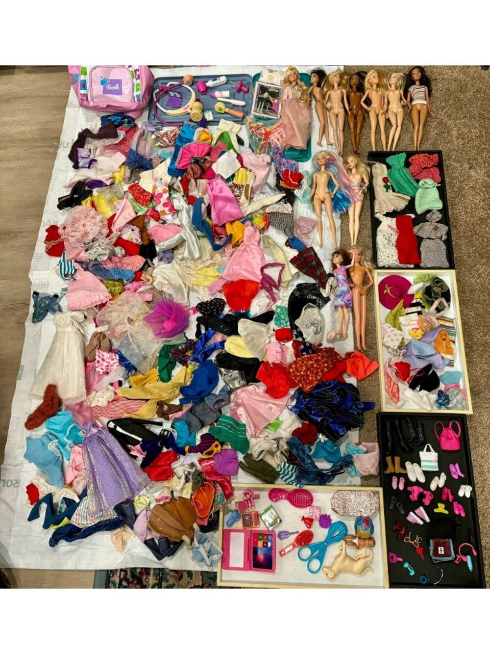60s-2000s Barbie Dolls Accessories Shoes Bags Mixed Lot